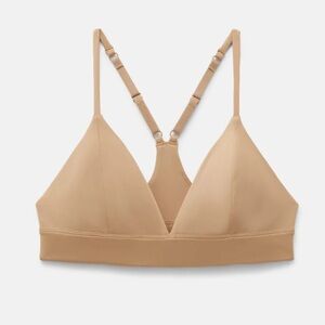 NWT Girlfriend Collective Tan Triangle Bralette